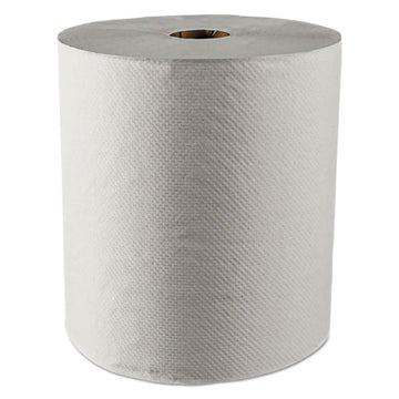 Scott® Essential 100% Recycled Fiber Hard Roll Towel, 1.5" Core, White, 8" X 800 Ft, 12-carton freeshipping - TVN Wholesale